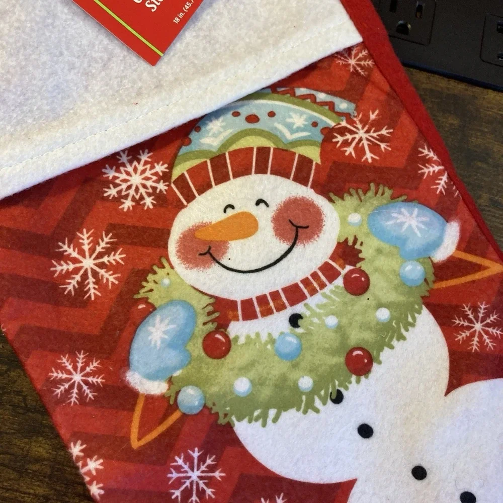Snowman Christmas Stocking 16